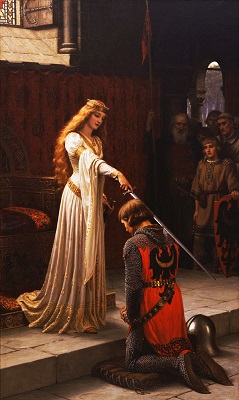 The Accolade, by Edmund Blair Leighton, c 1901