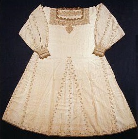 Mid 16th Century Extant Camicia, Prato, Museo del Tessuto