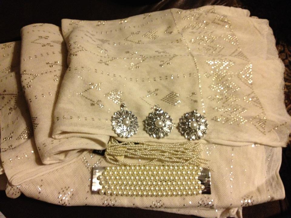 Ivory Assuit Costume Materials