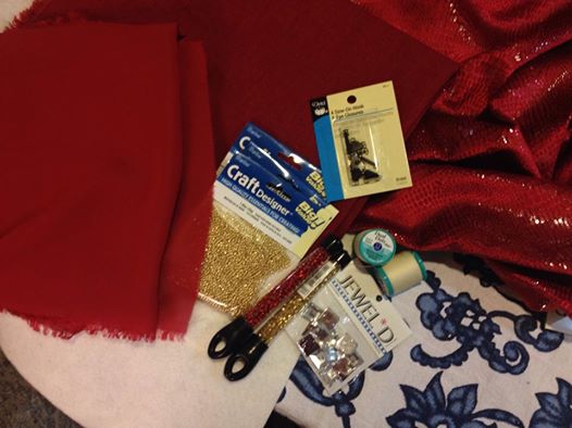 Ruby Costume Materials