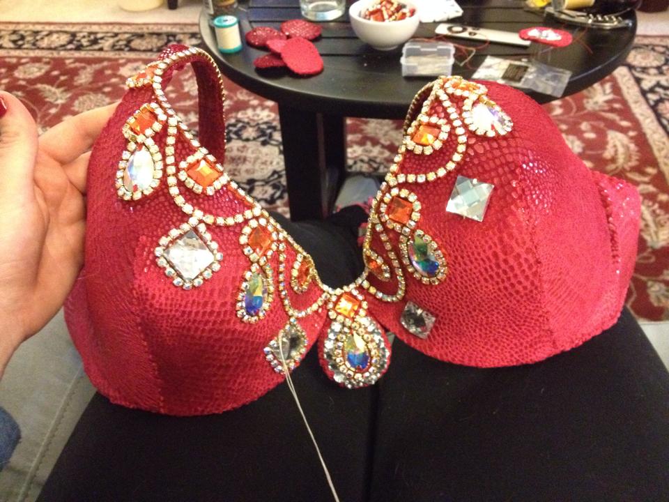 Ruby Bra - Adding Bling