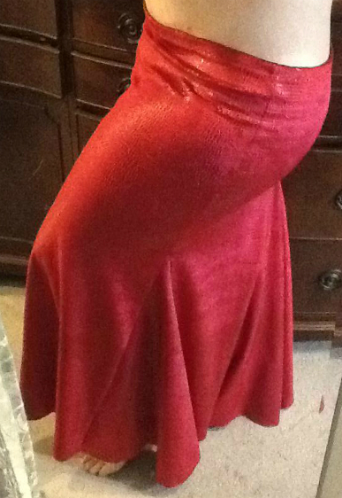 Ruby Trumpet Skirt